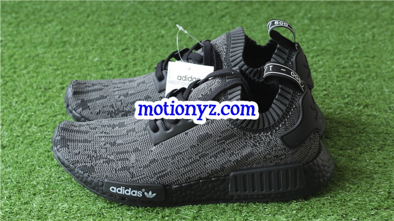 Adidas NMD Primeknit Pitch Black Real Boost